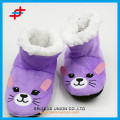 Embroidery Cute Animal Kids Indoor Slipper Boots for Winter